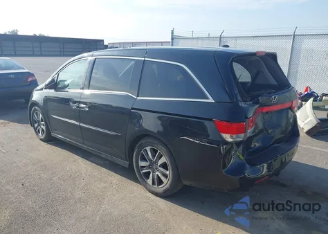 2014 Honda Odyssey Touring/Touring Elite from USA, damaged, VIN 5FNRL5H98EB133807